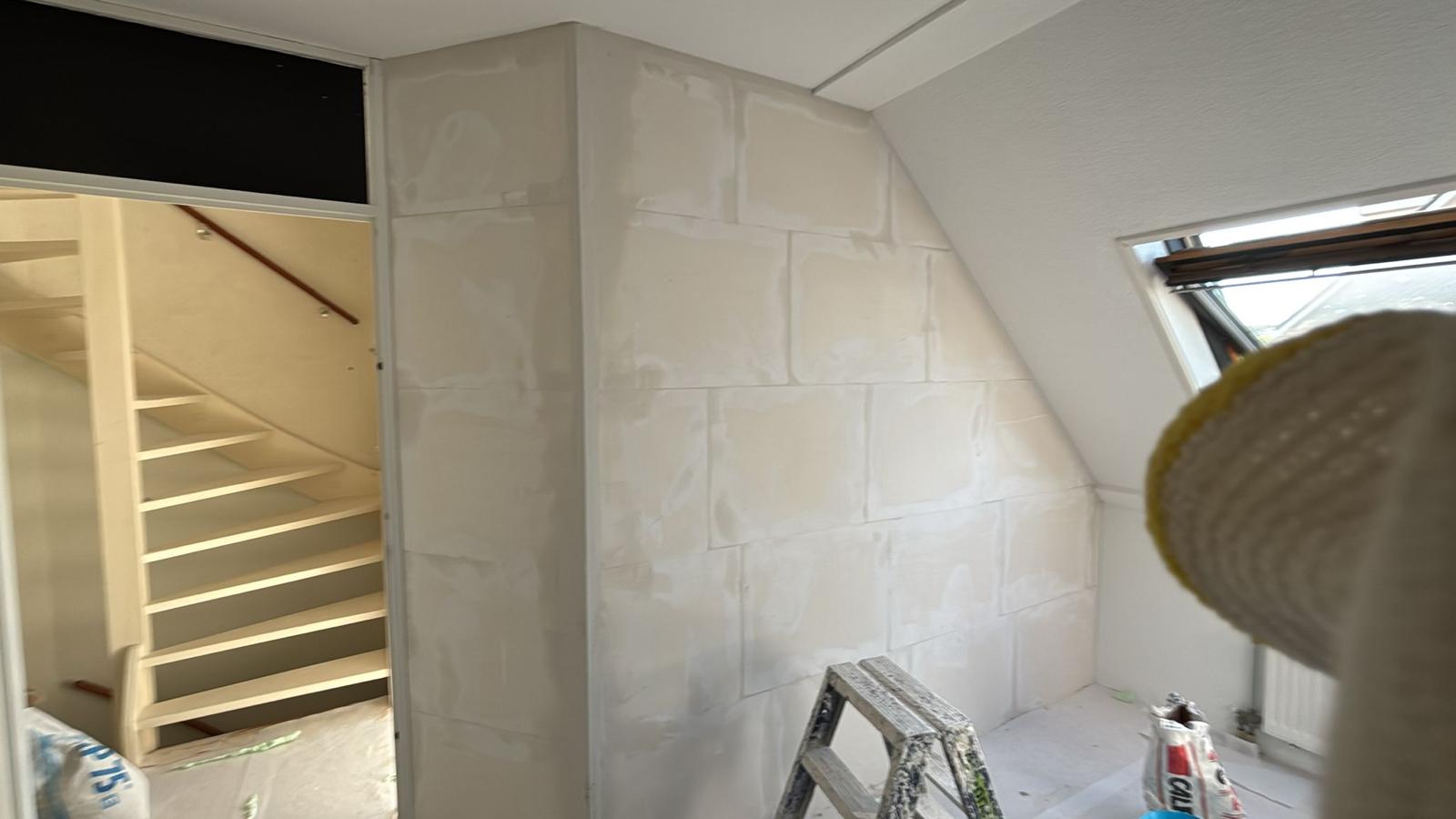 Nieuwe tussenwand