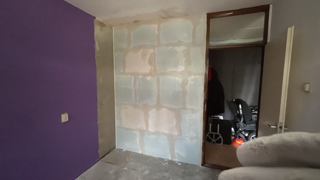 tussenwand geplaatst in den haag