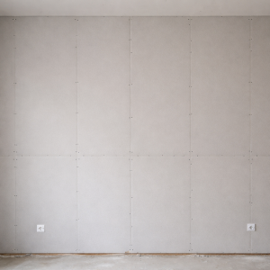 gipsplaten muur