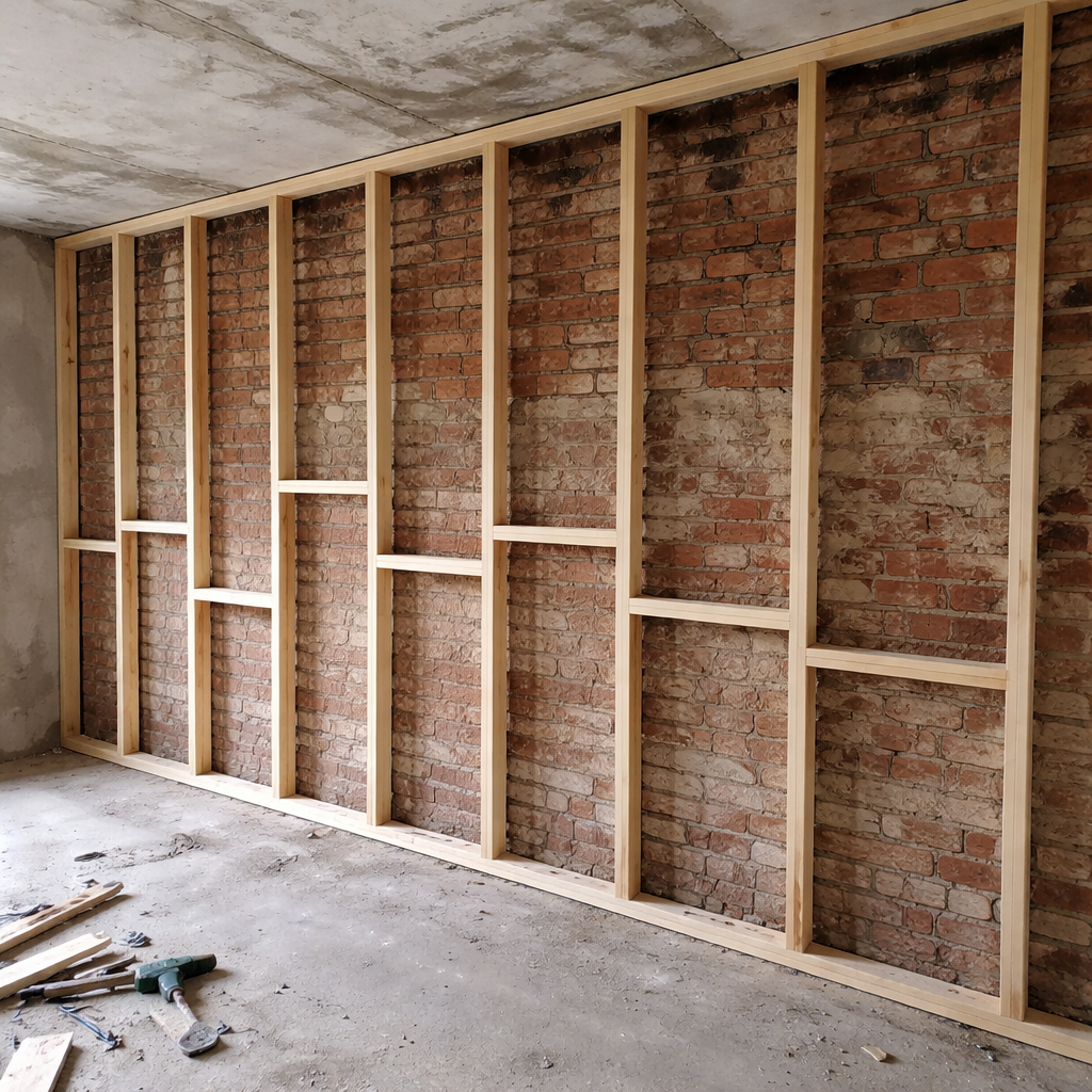 voorzetwand plaatsen