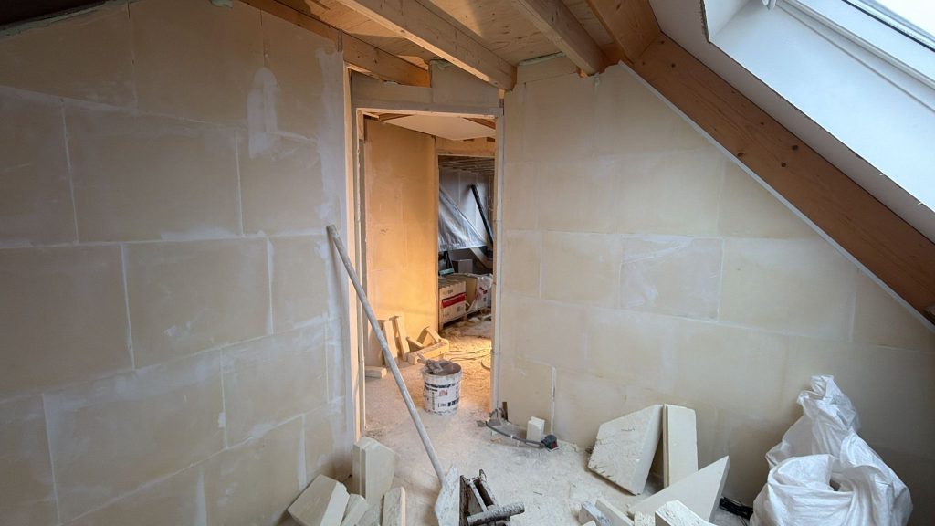 gipsblokken muur in tilburg