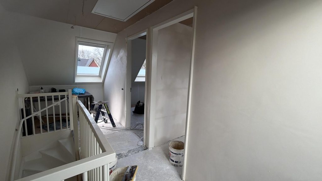 tussenwanden en vliering zolder verbouwing