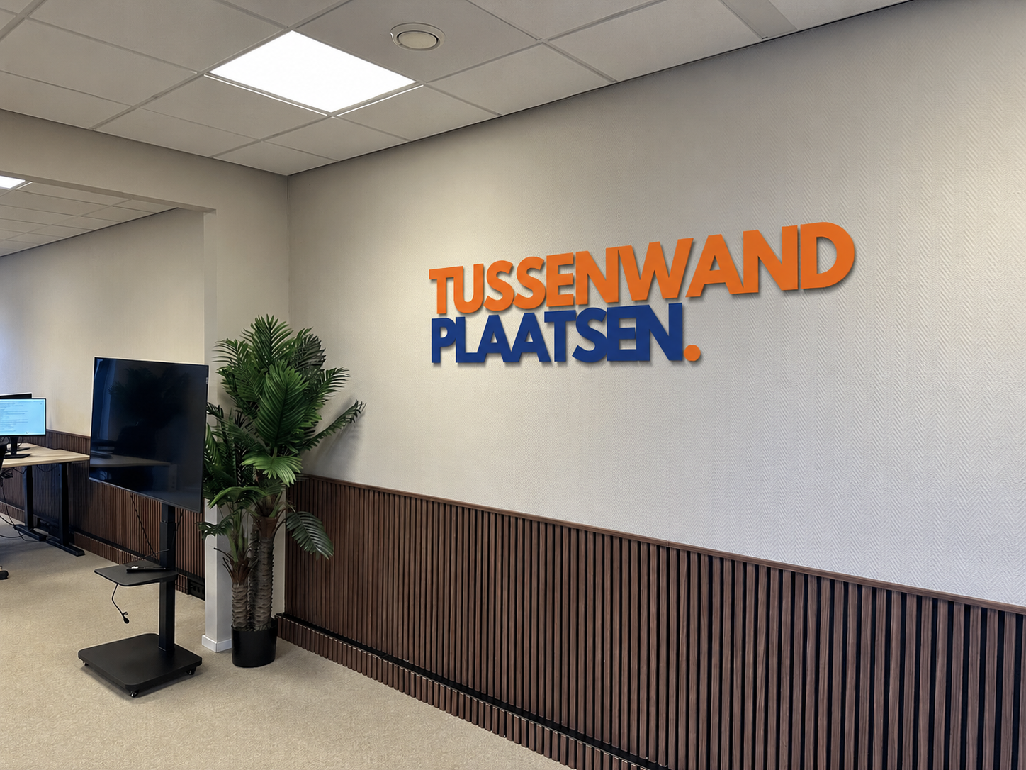 Kantoor tussenwandplaatsen