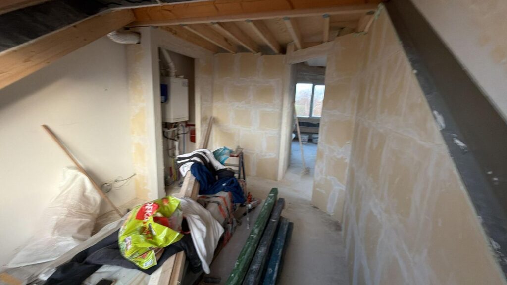 Tussenwanden op zolder voor extra slaapkamers Hardinxveld